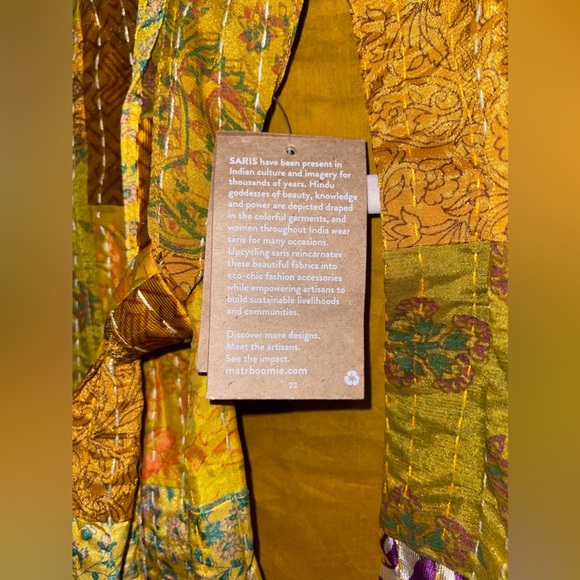 Women's Patchwork  Kantha Kimono Cardigan Duster Jacket - Picture 9 of 12